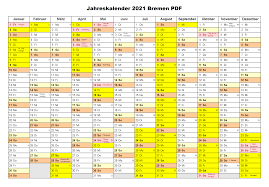 Alle aufgeführten kalender sind kostenlos und meist in diversen ausführungen und zeiträumen wählbar Kostenlos Jahreskalender 2021 Bremen In 2020 Schulkalender Jahres Kalender Jahreskalender