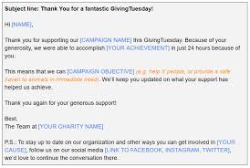 Thank you note for donation to charity. Givingtuesday Strategies For Success 4 Thank Your Supporters Canadahelps Donate To Any Charity In Canada
