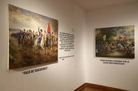 Presentan muestra de pintura al óleo que relata la Independencia del Perú