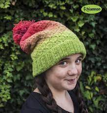 Hyper Real Pattern By Rhiannon Knitted Hats Hat Knitting Patterns Men Bobble Hats
