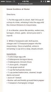 Panera Green Goddess Cobb Dressing Recipe Cobb Salad Dressing Recipe Panera Green Goddess Salad Panera Cobb Salad Recipe