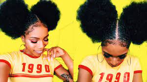 5 Afro Puff Baby Hair Goals Style Torial 90s 70s Inspired Baby Hairstyles 70s Black Hairstyles Black Women Hairstyles