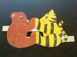 zu den buchern tiger bar von janosch tiger und bar bar tiere basteln