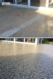 Dissolve 2 ½ ounces of washing soda in a gallon of hot water. Polished Concrete Flooring