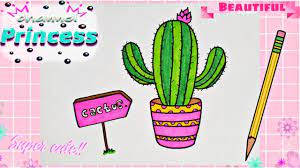 how to draw cactus easy and cute رسم نبتة صبار كيوت جدا جدا للجميع enamel pins beautiful enamel