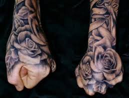 Men Flower Tattoo Designs Male Flower Tattoos Meanings Hand Tattoos For Guys Men Flower Tattoo Rose Hand Tattoo
