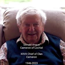 Donald Angus Cameron of Lochiel XXVII Chief of Clan Cameron 1946
