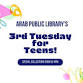 3rd Tuesday for Teens event image