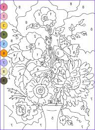 Printable coloring pages for kids. Free Printable Color By Number Coloring Pages Best Free Coloring Pages Flower Coloring Pages Free Printable Coloring Pages