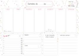 La période voulu (maximum 31 jours) est entièrement personnalisable : Planning Hebdomadaire A Imprimer Imgur