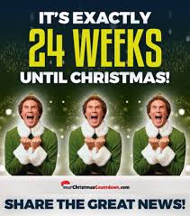 Christmas day will be on saturday 25th december 2021, in week 51 of 2021. 24 Weeks Until Christmas Your Christmas Countdown Facebook