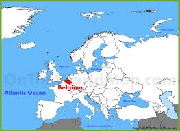 The world map acts as a representation of our planet earth, but from a flattened perspective. Belgium On World Map