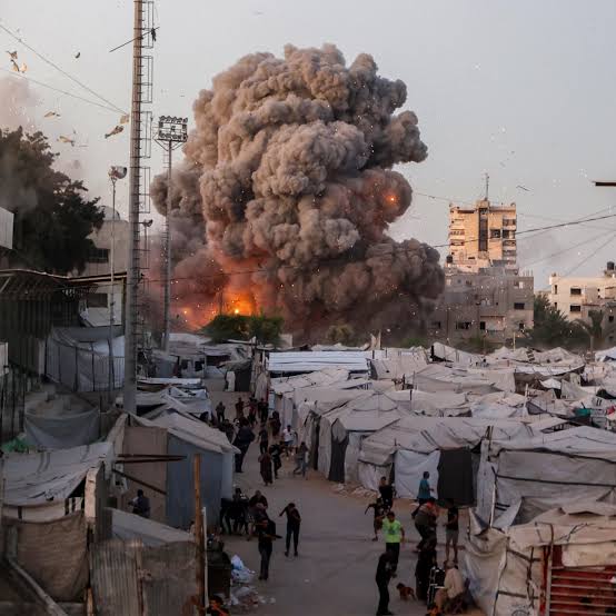 Israel army hit Gaza mosque, says used for Hamas 'weapons storage'