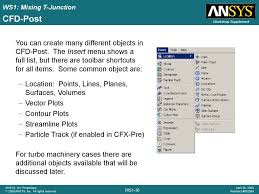 Introduction To Cfx Workshop 1 Mixing T Junction