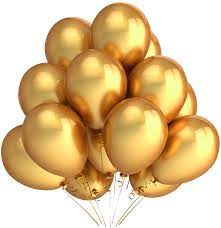 Http Gallery Yopriceville Com Var Albums Free Clipart Pictures Balloons Png Transparent Gold Balloons Clipart Gold Balloons Golden Birthday Parties Balloons