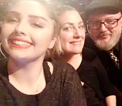 Geoff and Susan with their daughter Bella.