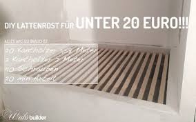 Wir Packen Selber An Diy Lattenrost Fur Unter 20 Euro Lattenrost Latte Rost