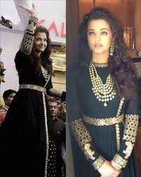Aishwarya Rai Bachchan Black Sabyasachi Anarkali Pakistani Dresses Shadi Dresses Dresses