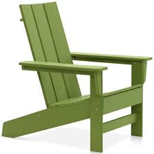 Marvin Plastic Resin Adirondack Chair Color Lime Green Resin Adirondack Chairs Modern Adirondack Chair Recycled Plastic Adirondack Chairs