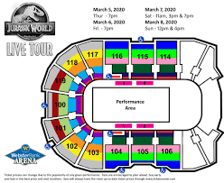 Jurassic World Live Tour Webster Bank Arena