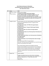 Program khidmat bantu pss 2013.doc. Teks Pengacara Majlis Perasmian