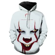 Ebay Sponsored New 3d Print Horror Movie It Clown Casual Women Men Hoodies Pullover Sweatshirts Patterned Hoodies Mens Sweatshirts Hooded Sweatshirt Men
