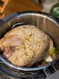 Although this recipe calls for cooking a whole turkey in an instant pot over the years i've been asked 8 lb turkey, fresh or defrosted. We Did Our Whole Bone In 7lbs Turkey In The Instant Pot This Year It Was Delicious Only Took 45 Minutes Instantpot