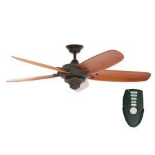 Home Decorators Collection Altura 56 In Indoor Oil Rubbed Bronze Ceiling Fan With Remote Control 26655 Ceiling Fan With Remote Bronze Ceiling Fan Ceiling Fan Light Kit