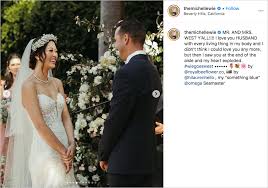 Her face was not streaked with tears, as it was 13 months ago after her. Michelle Wie Johnnie West Are Married