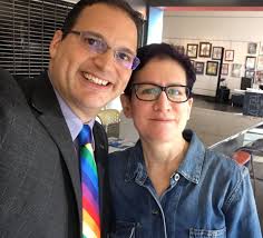 This is my favourite Pride Picture from today! I was delighted to meet with  the LGBTQ+ legend David Norris, He's been an inspiration to so many of us