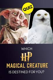 Join the fan club and bring your traits with you. Harry Potter Quiz Which Magical Creature Is Destined For You Harry Potter Creatures Dobby Harry Potter Harry Potter Owl