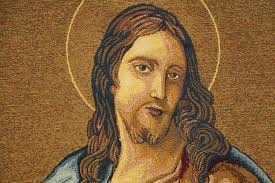 Sacro Cuore Gesu E Maria Italian Woven Tapestry