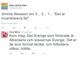 Paula bieler eriksson lämnar sverigedemokraterna. Inte Rasist Men Vi Skulle Skoja Till Det Pa Twitter Det Tog Exakt En Minut For Sd Att Gora Satir Till Verklighet Facebook