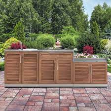 Prefab outdoor kitchen islands frames for glasses. Newage Products Grove Stainless Steel 4 Piece Outdoor Kitchen Costco