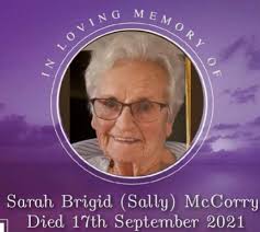 McCORRY Sarah Brigid (Sally)