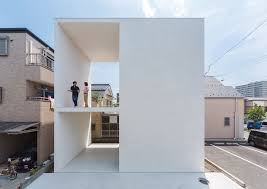 This creates more usable space in the bathroom by eliminating the need to accommodate a door swinging. Little House With A Big Terrace Takuro Yamamoto Architects Archdaily