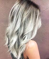 Silver Blonde Ice Blonde Grey Blonde Grey Ice Platinum Dark Root Blonde Hair Ice Blonde Hair Silver Blonde Ice Blonde