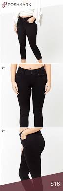 Nwot Forever 21 Black Skinny Ankle Jeans Check Size Chart