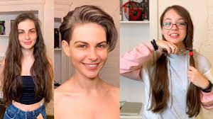 Less than 5 minutes we can diagnose the perfect hair prescription for you. Gorgeous Hair Makeover Long To Short Transformations Pixie Bob Haircut Tutorial Youtube
