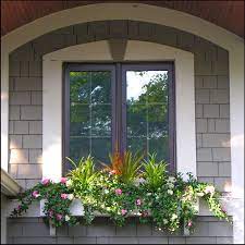 Artificial plants fake flowers in/outdoor for garden porch window box plants. Filling Window Boxes With Artificial Outdoor Plants Artificial Plants And Trees