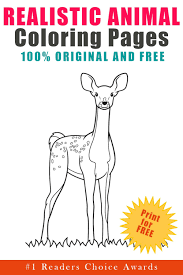 Summer coloring pages for preschool. Printable Realistic Animals Coloring Pages Updated 2021
