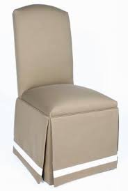 Crescent Back Parsons Chair With Banded Skirt Parsons Dining Chairs Parsons Chairs Chair