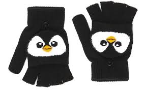 Bird On The Run Pittsburgh A Pair Of Convertible Mitten Gloves That Ll Make Sure You Re Not A Flight Risk Every Time You Need To Leave The House Penguins Baby Penguins Mitten Gloves