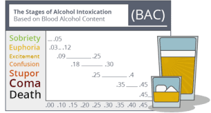 What Are The Stages Of Alcohol Intoxication Sunrise House