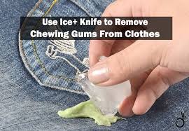This is different than the existing question of how to get gum out of a carpet, since carpets are typically stuck to the floor and are big. Remove Gum You Remove Gum Off Clothes