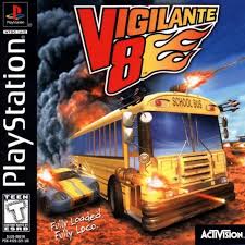 Vigilante 8 Playstation Retro Gaming Art Ps1
