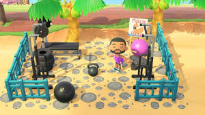 Having 4 10 Islanders Be Jocks Have Inspired Me To Open My Very Own Muscle Beach To Keep Them H Animal Crossing Animal Crossing Game Animal Crossing Characters