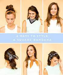 Once the handkerchief is soiled (most likely, it will simply be wet!), toss it in the machine and get a. 6 Diy Ways To Style A Bandana For Summer Paper And Stitch