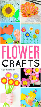 25 wonderful flower crafts ideas for kids and parents to