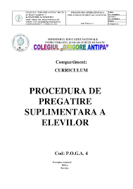 Ministerul educatiei a publicat o serie de teste suplimentare de pregatire la matematica pentru elevi, in vederea sustinerii evaluarii nationale 2014. Pdf Compartiment Curriculum Procedura De Pregatire Suplimentara A Elevilor Fluczar Roxana Academia Edu